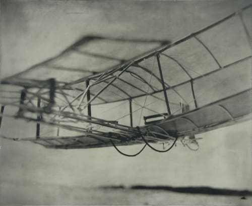 Biplane at Cranes Beach Osterburg, Lothar  (German, b.1961)