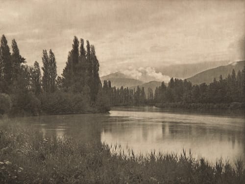 Bords de L’Isère, le soir De Montel, Paul  (French, b.active 1890s)