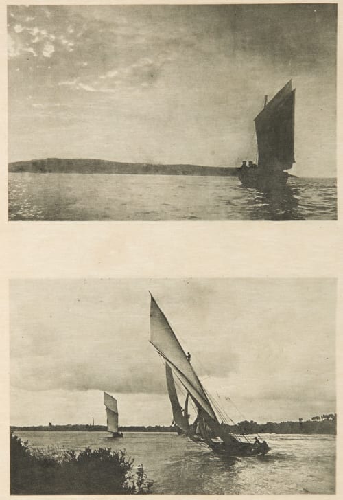 Diptych: Marine & Régales enn Loire (alt) Fraisse, Joseph  (French, b.active 1890s)Srna, Carl  (French, b.active 1890s)
