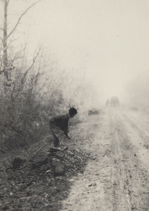 Dans le brouillard Coste, Ferdinand  (French, b.active 1890s)