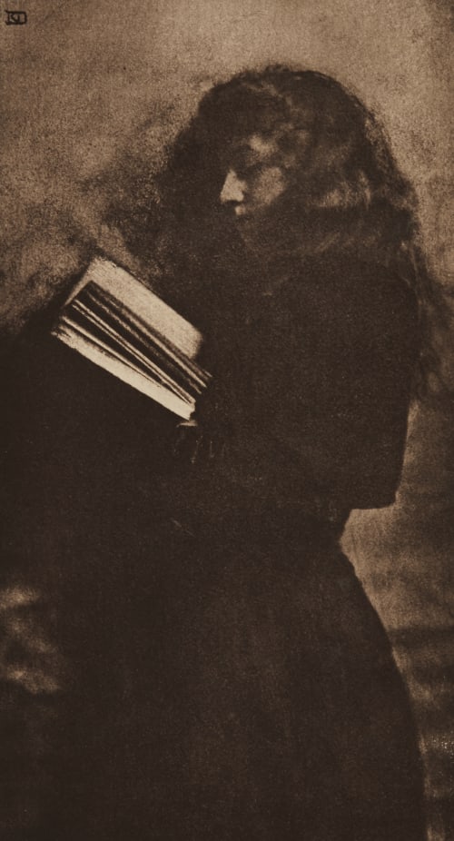 Girl Reading Demachy, Robert  (French, 1859-1936)