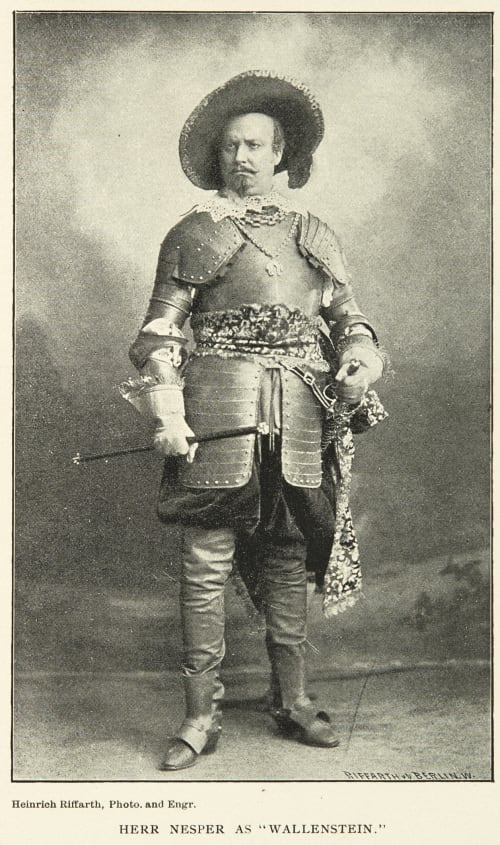 Herr Nesper as “Wallenstein” Riffarth, Heinrich  (German)