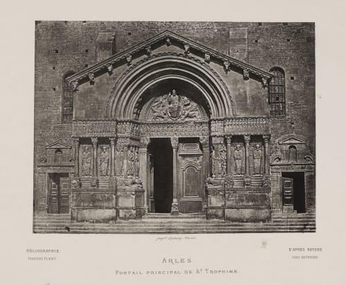 Arles. Portail Principal de St. Trophime Bisson, Louis-Auguste  (French, 1814-1876)Bisson, Auguste-Rosalie  (French, 1826-1900)