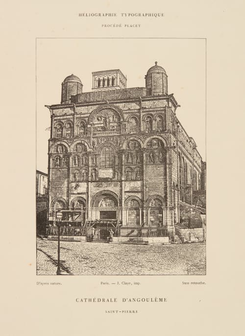 Cathedrale d’Angouleme. St. Pierre Bisson, Louis-Auguste  (French, 1814-1876)Bisson, Auguste-Rosalie  (French, 1826-1900)