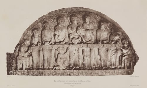 Bas-relief provenant de l’ancienne Eglise Saint-Benigne de Dijon Berthier, Paul Marcellin (likely)  (French, 1822-1912)