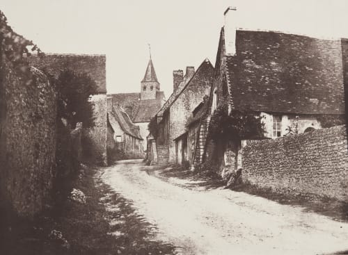 View of Conflans-sur-Anille Poitevin, Alphonse  (French, 1819-1882)