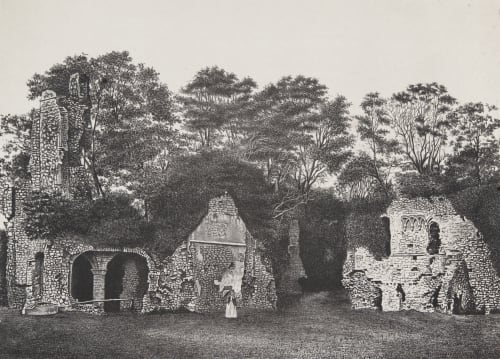 Sherborne Castle Pouncy, John  (British, 1818-1894)
