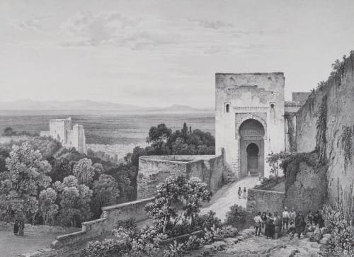 Porte du Jugement Giraut de Prangey, Joseph-Philibert  (French, 1804-1892)