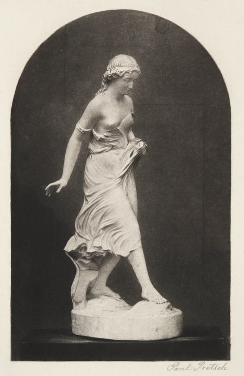 Statue eines Mädchen Pretsch, Paul  (Austrian, 1808-1873)