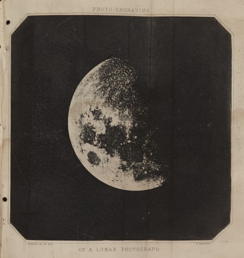 Of a Lunar Photograph Warren De la Rue  (British, 1815-1889)