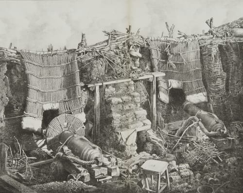 Fig. 38 Interior of the Barrack Battery, Sebastopol Robertson, James  (British, 1813-1888)