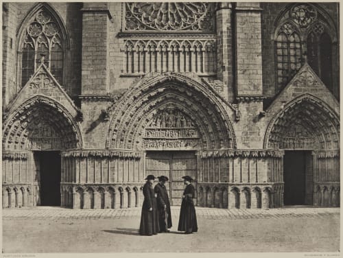 Cathédrale Saint-Pierre (Les Grandes Portes) Robuchon, Jules Cesar  (French, 1840-1922)