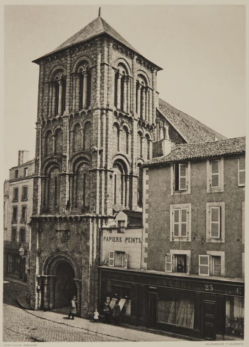Pointers (Vienne) Église Saint Porchaire Robuchon, Jules Cesar  (French, 1840-1922)