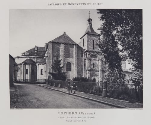 Eglise Saint-Hilaire-Le-Grand (Façade) Robuchon, Jules Cesar  (French, 1840-1922)