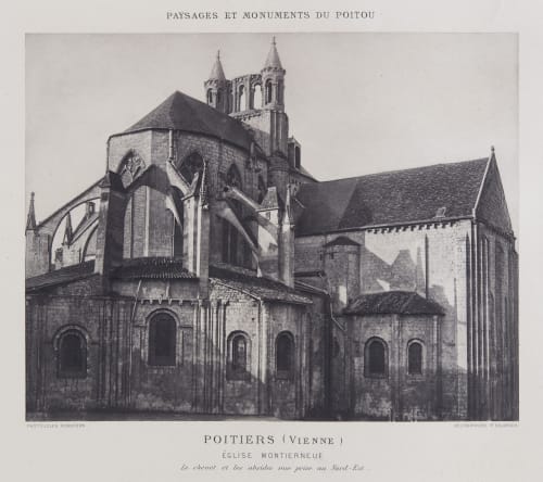 Église Montierneuf Robuchon, Jules Cesar  (French, 1840-1922)