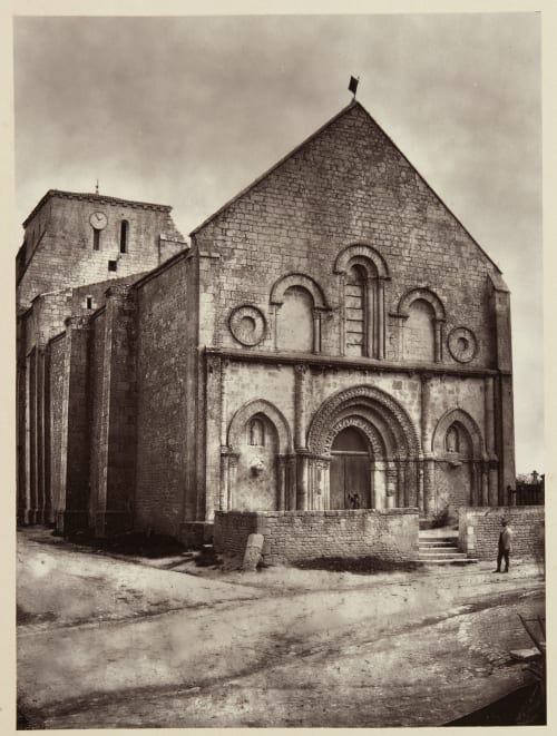 Maillezais (Vendėe) L’église Paroissiale Robuchon, Jules Cesar  (French, 1840-1922)