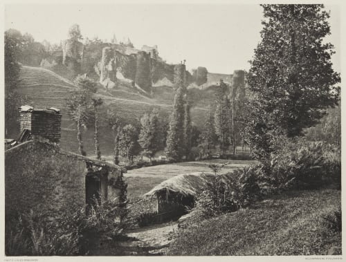 Bressuire (Deux-sèvres) La Chateau et la Vallee du Dolo Robuchon, Jules Cesar  (French, 1840-1922)