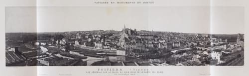 Vue Générale Sur La Vallée du Clain Prise de la Rampe des Dunes Robuchon, Jules Cesar  (French, 1840-1922)