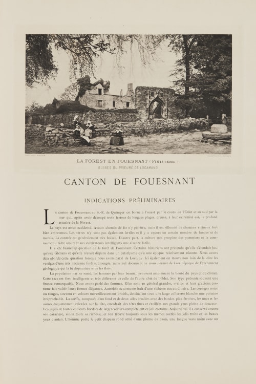 Canton de Fouessant Robuchon, Jules Cesar  (French, 1840-1922)