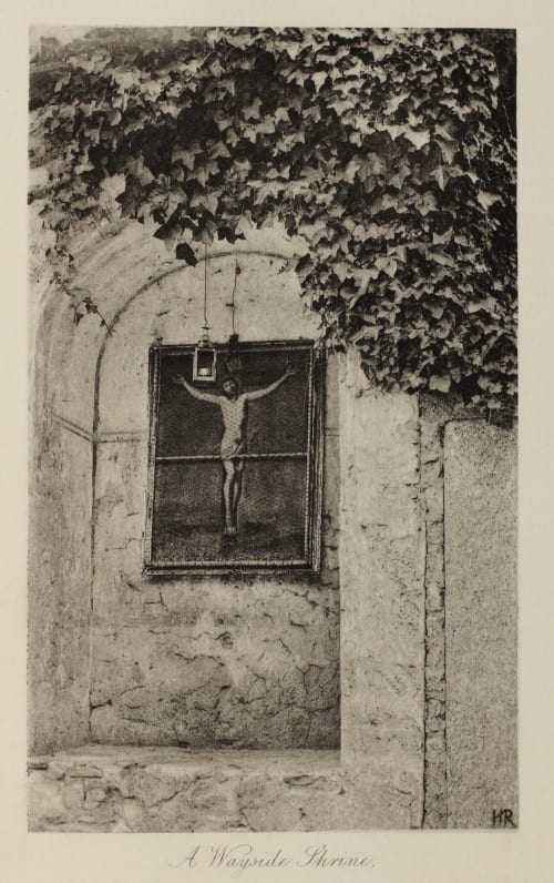 A Wayside Shrine Roome, H.A.  (British, 1857-1935)