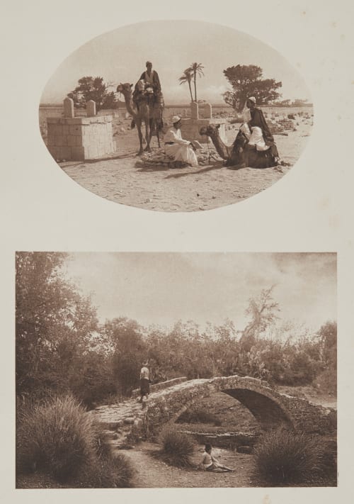 Arabischer Friedhof Bei Den Pyramiden von Gizeh /  Gegend Bei Mamariza (Kleinasien). Rothschild, Nathaniel Mayer von  (Vienna, 1836-1905)