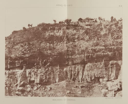 Rochers et Grottes Salzmann, Auguste  (French, 1824-1872)