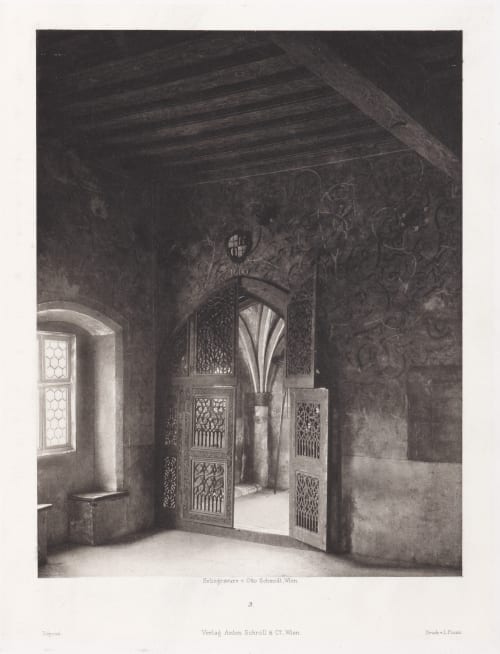 Erste Abtheilung: Malerische Innenraume no. 3 Schmidt, Otto  (Austrian, 1849-1920)
