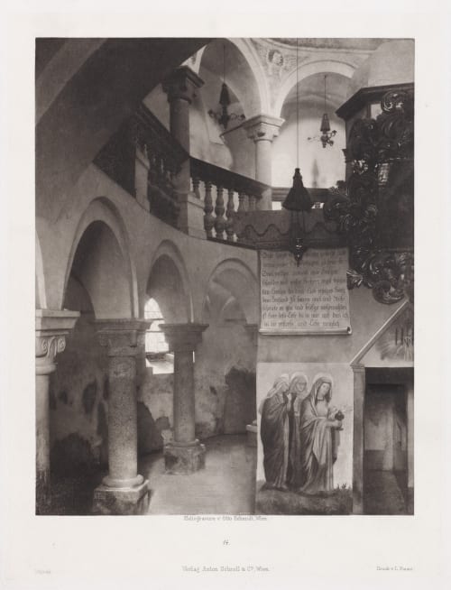 Erste Abtheilung: Malerische Innenraume no. 14 Schmidt, Otto  (Austrian, 1849-1920)