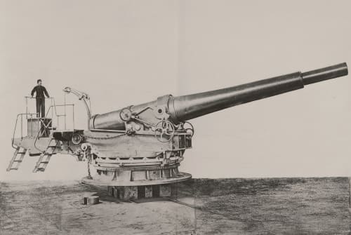 Canon de 32 C/M sur Affût de Côte Unidentified  (b. )