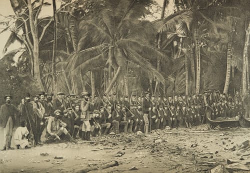 Commander Selfridge on his Reconnaissance into the Interior of Darien O'Sullivan, Timothy  (American, 1840-1882)