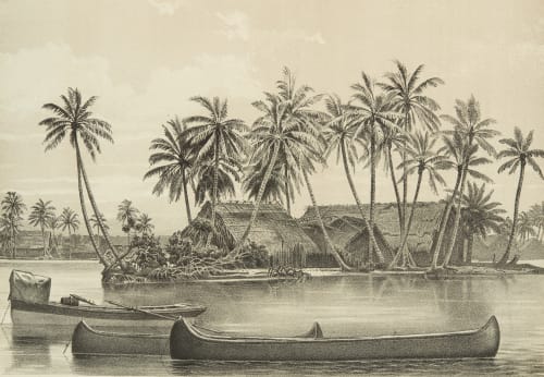 Indian Settlement, Bay of San Blas. O'Sullivan, Timothy  (American, 1840-1882)