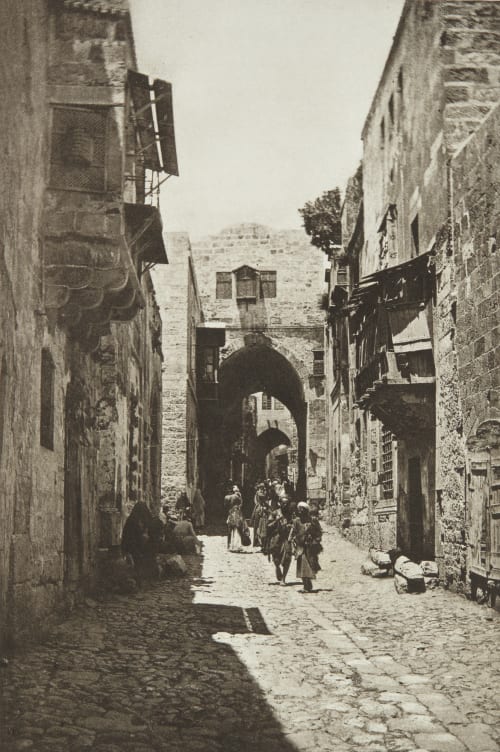 David Street, Jerusalem Shadbolt, Cecil  (British, 1859–1892)