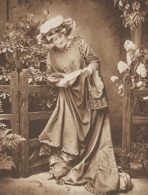 Mistress Page (Ellen Terry) Window & Grove  (English, 1872-1933 active)