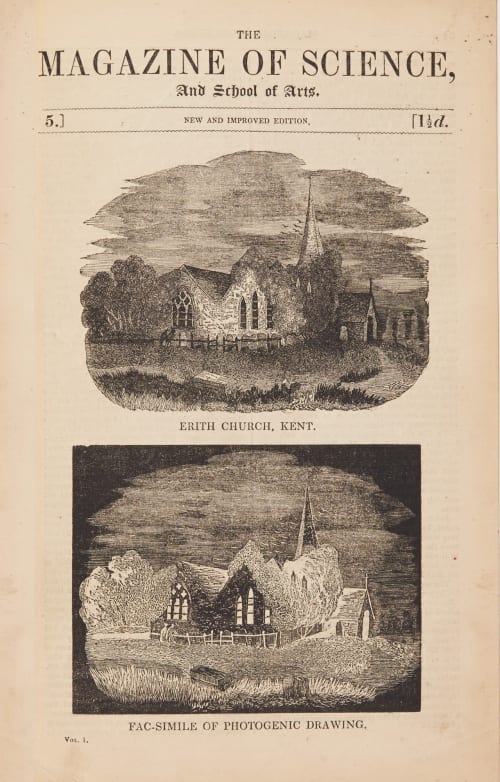 Facsimiles of Photogenic Drawing, Eirth Church, Kent G.F. 