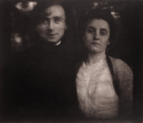 Steichen and Wife Clara on Their Honeymoon, Lake George, New York Steichen, Edward  (American, 1879-1973)