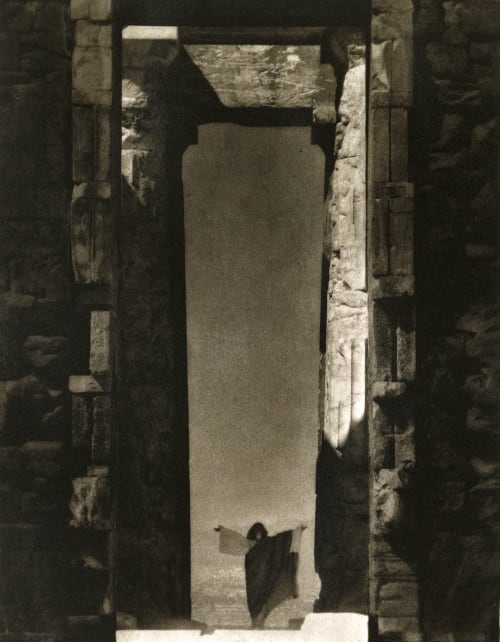 Isadora Duncan at the Portal of the Parthenon, Athens Steichen, Edward  (American, 1879-1973)