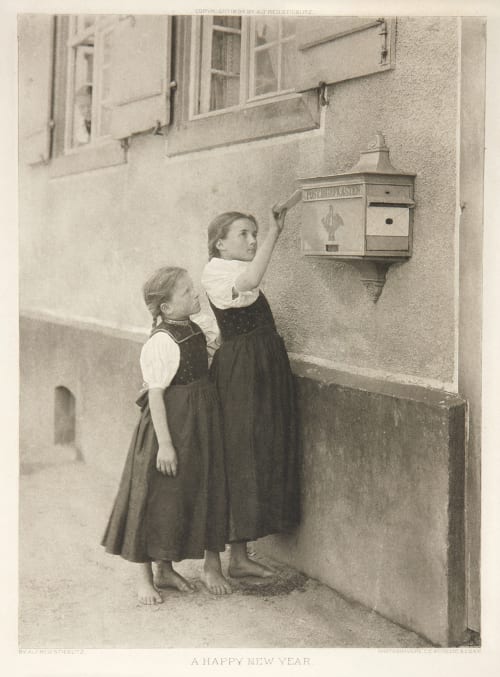 A Happy New Year Stieglitz, Alfred  (American, 1864-1946)