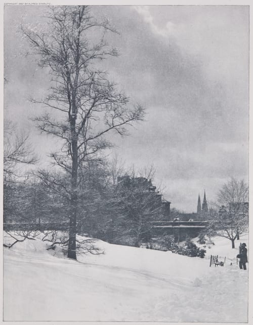 A Winter Sky – Central park Stieglitz, Alfred  (American, 1864-1946)