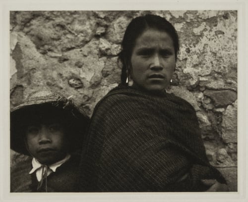 Young Woman and Boy – Toluca Strand, Paul  (American, 1890-1976)