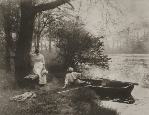 In The Twilight Sawyer, Lyddell  (British, 1856-1927)