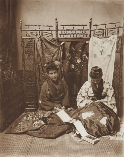A Study in Japanese Barnes, Catherine Weed  (American, 1851-1913)