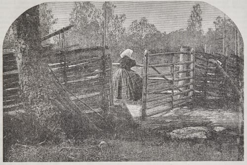 Landskapsskizz af P. Eskilsson, fotografi-etsning af C. G. V. Carleman Eskilsson, P  (Swedish, 1820-1872)