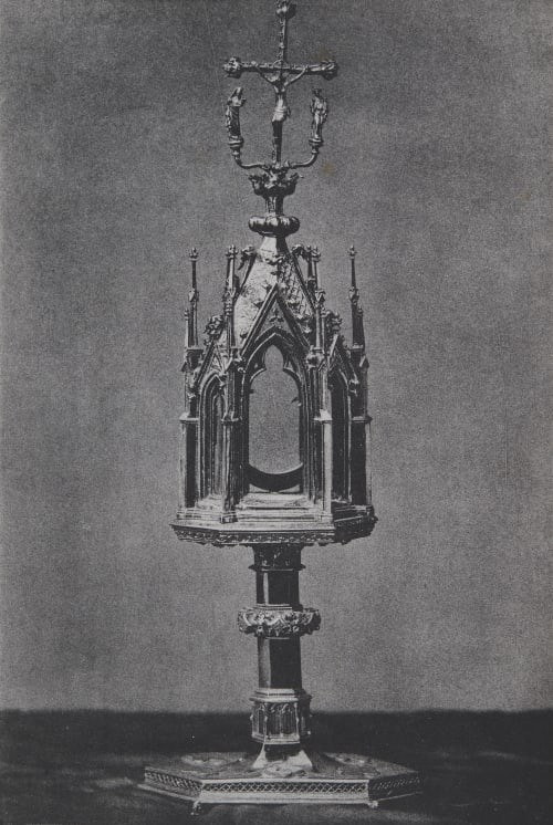 Ostensoir de l’abbaye de Herckenrode, 1286 Maes, Joseph  (Belgian, 1838-1908)