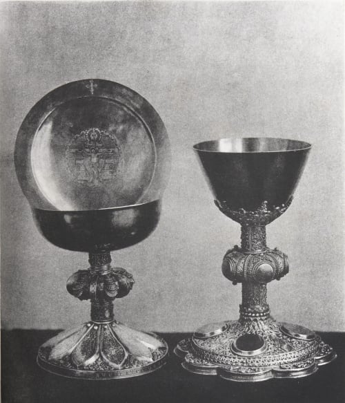 41. Calice et Patène / 42. Calice en Vermeil Maes, Joseph  (Belgian, 1838-1908)