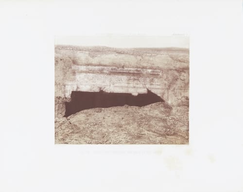 Jerusalem pl. 7  Vue de L’entrée des Tombeaux des Rois et des Juges Tremaux, Pierre  (French, 1818-1895)
