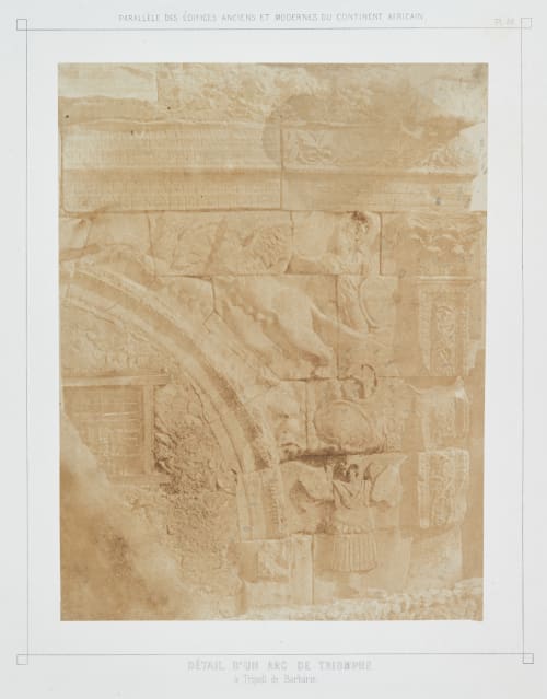 Pl. 58 Détail d’un Arc de Triomphe Tremaux, Pierre  (French, 1818-1895)