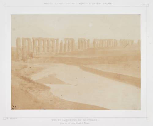 Vue De L’Aqueduc de Carthage Tremaux, Pierre  (French, 1818-1895)