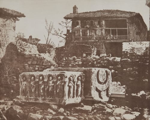 Pl. 7 Sarcophages Romains et Stèle Turque Tremaux, Pierre  (French, 1818-1895)