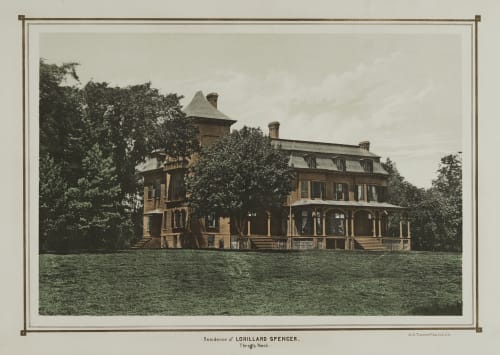 Residence of Lorillard Spencer. Turner, A. A.  (American, ca 1831-1866)
