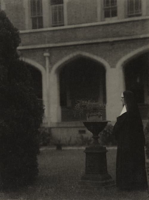 Sisters of the Holy Family Courtyard Ulmann, Doris  (American, 1882-1934)